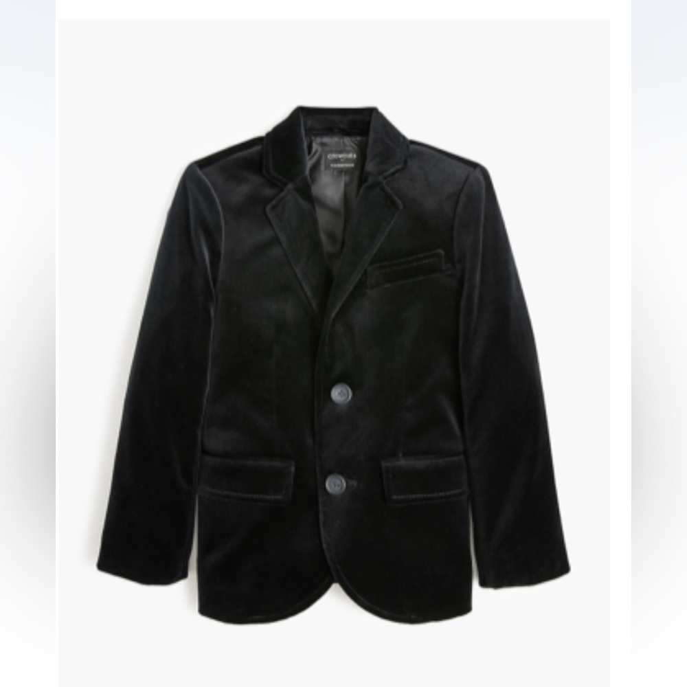 Jcrew crew cuts boys velvet blazer